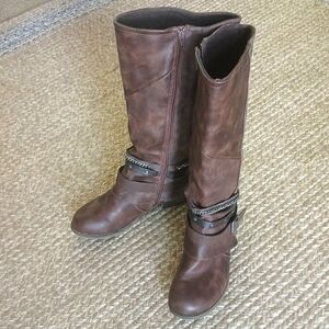 Jellypop Womens Size 7.5M Brown Boots